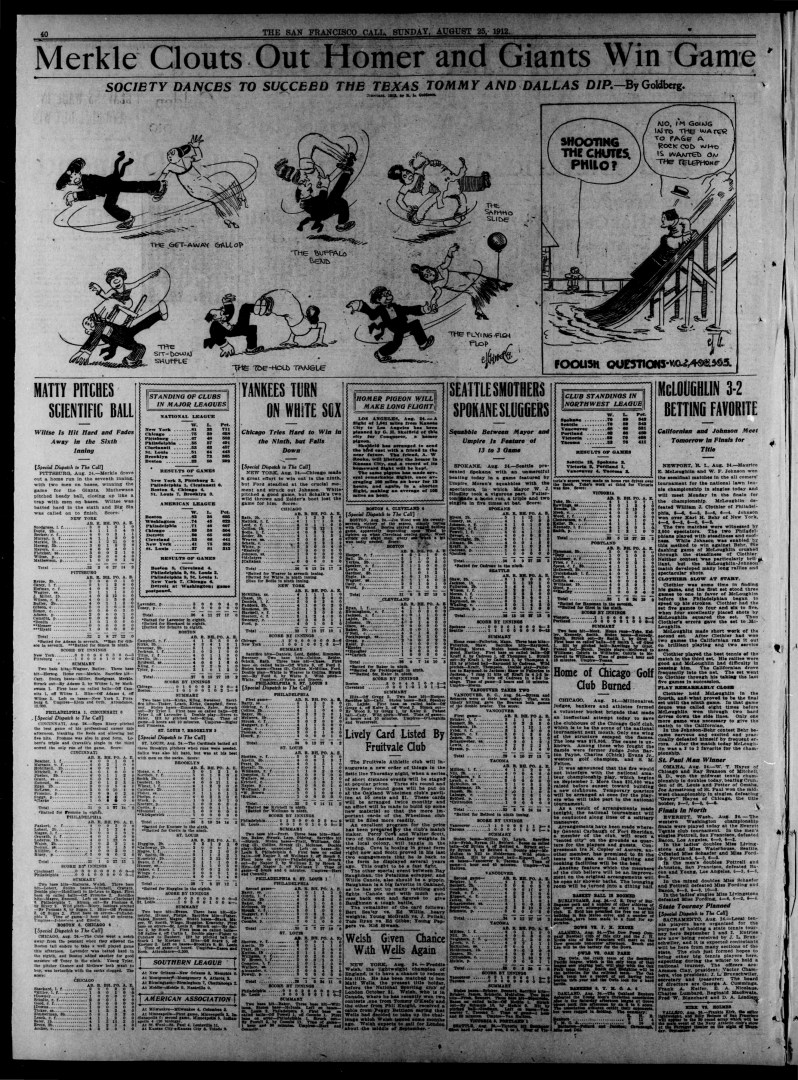 San Francisco Call, Volume 112, Number 86, 25 August 1912