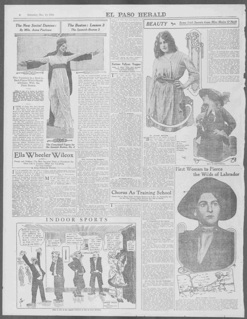El Paso herald., December 13, 1913, Week-End Edition, COMIC SECTION, Page 4, Image 20
